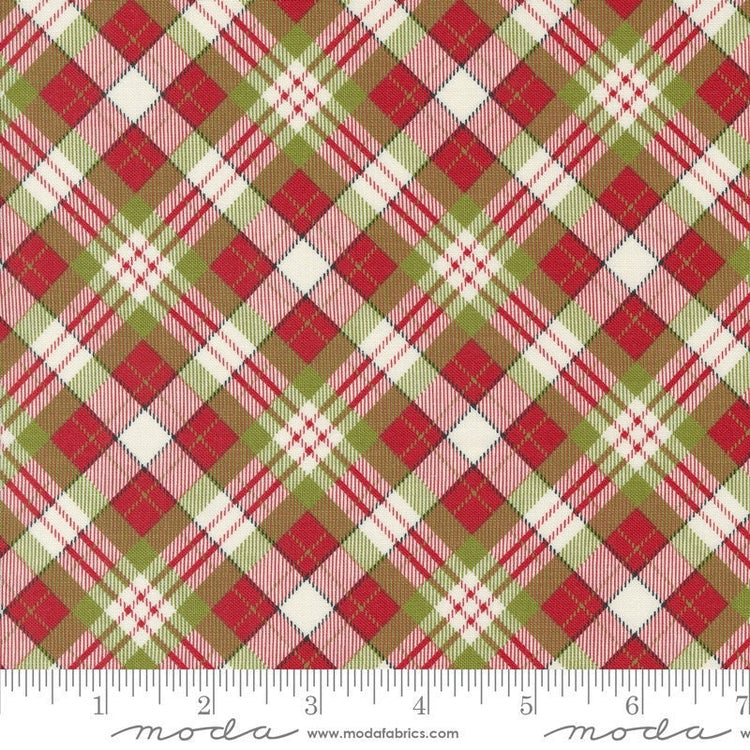 On Dasher Plaid Red by Sweetwater for Moda Fabrics - 55664 11