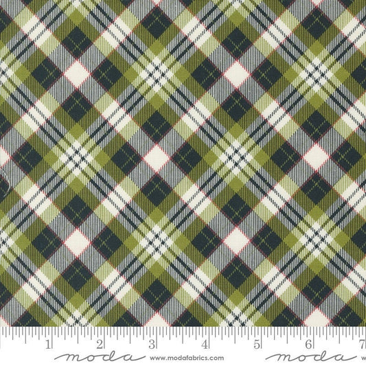 On Dasher Plaid Pine by Sweetwater for Moda Fabrics - 55664 23