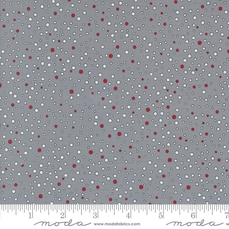 On Dasher Snowballs Stormy by Sweetwater for Moda Fabrics - 55665 15