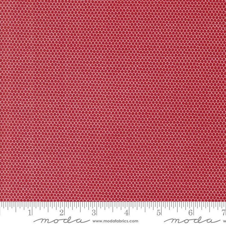 On Dasher Mini Slopes Red by Sweetwater for Moda Fabrics - 55667 12