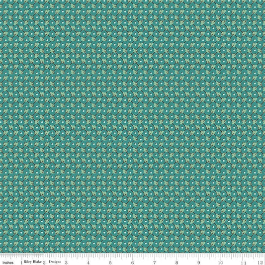 Home Town Freeman Teal by Lori Holt for Riley Blake Designs - C13597-TEAL