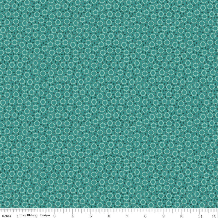 Home Town Miller Teal by Lori Holt for Riley Blake Designs - C13593-TEAL