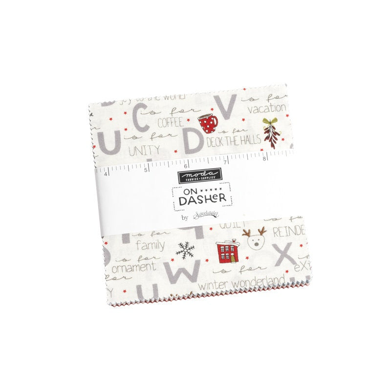 On Dasher Charm Pack by Sweetwater for Moda Fabrics - 55660PP