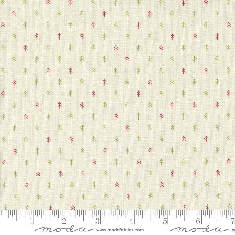 On Dasher Tiny Trees Vanilla by Sweetwater for Moda Fabrics - 55668 11