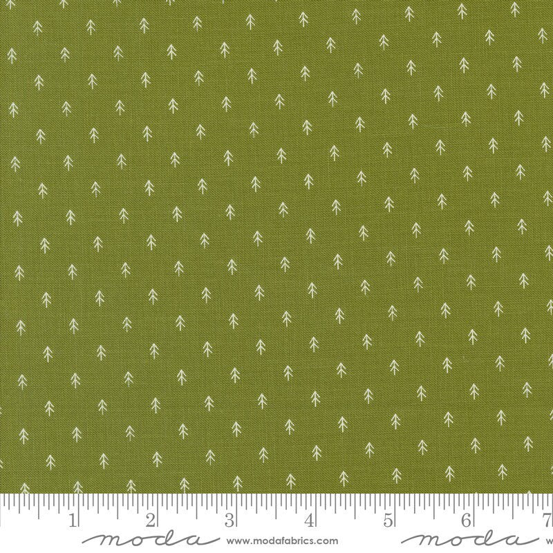 On Dasher Tiny Trees Pine by Sweetwater for Moda Fabrics - 55668 13