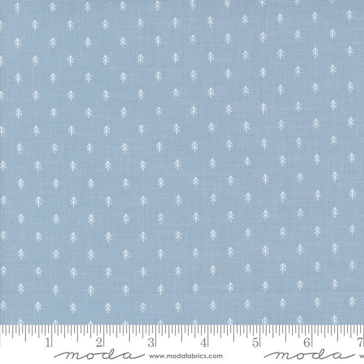 On Dasher Tiny Trees Frost by Sweetwater for Moda Fabrics - 55668 14