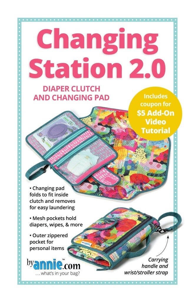 Changing Station 2.0 by Annie's - Printed Bag Pattern