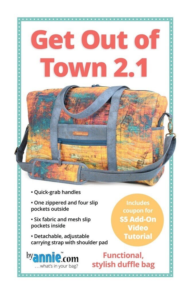 Get Out Of Town 2.1 by Annie's - Printed Bag Pattern