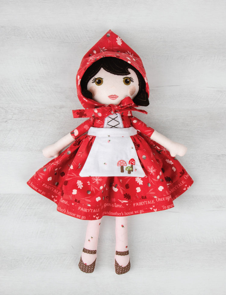 Red Riding Hood and Friends Dolls Machine Embroidery by Jennifer Long for Riley Blake Designs - Machine Embroidery USB