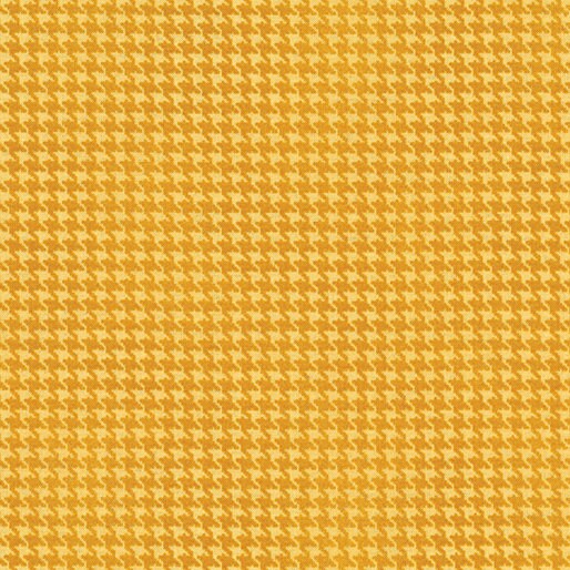 Blushed Houndstooth Yellow by Cheryl Haynes for Benartex Designer Fabrics - 7564-33