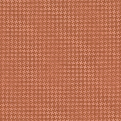 Blushed Houndstooth Salmon by Cheryl Haynes for Benartex Designer Fabrics - 7564-37