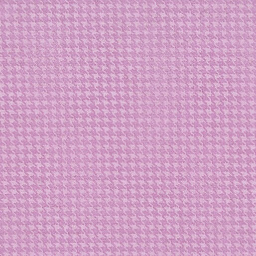 Blushed Houndstooth Orchid by Cheryl Haynes for Benartex Designer Fabrics - 7564-60