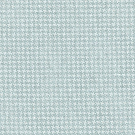 Blushed Houndstooth Light Turquoise by Cheryl Haynes for Benartex Designer Fabrics - 7564-80