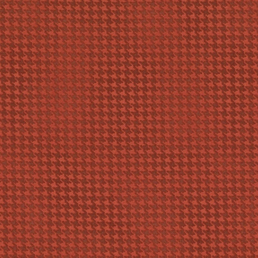 Blushed Houndstooth Crimson by Cheryl Haynes for Benartex Designer Fabrics - 7564-18