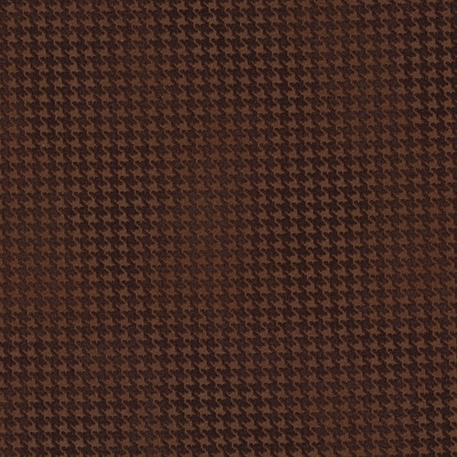 Blushed Houndstooth Mocha by Cheryl Haynes for Benartex Designer Fabrics - 7564-76