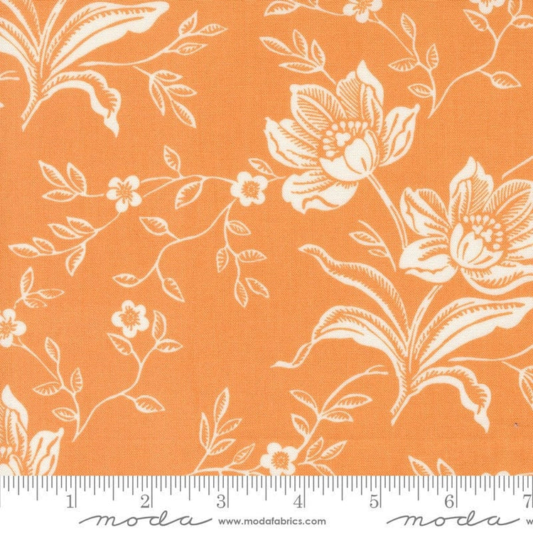 Denim Daisies Woodcut Bloom Butterscotch by Fig Tree Co for Moda Fabrics - 35380 14