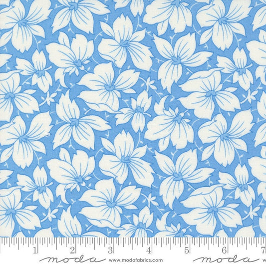 Denim Daisies Sunday Best Florals Stonewashed by Fig Tree Co for Moda Fabrics - 35381 16