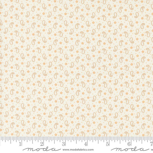 Denim Daisies Petite Paisleys Blenders Daisy Nutmeg by Fig Tree Co for Moda Fabrics - 35387 21