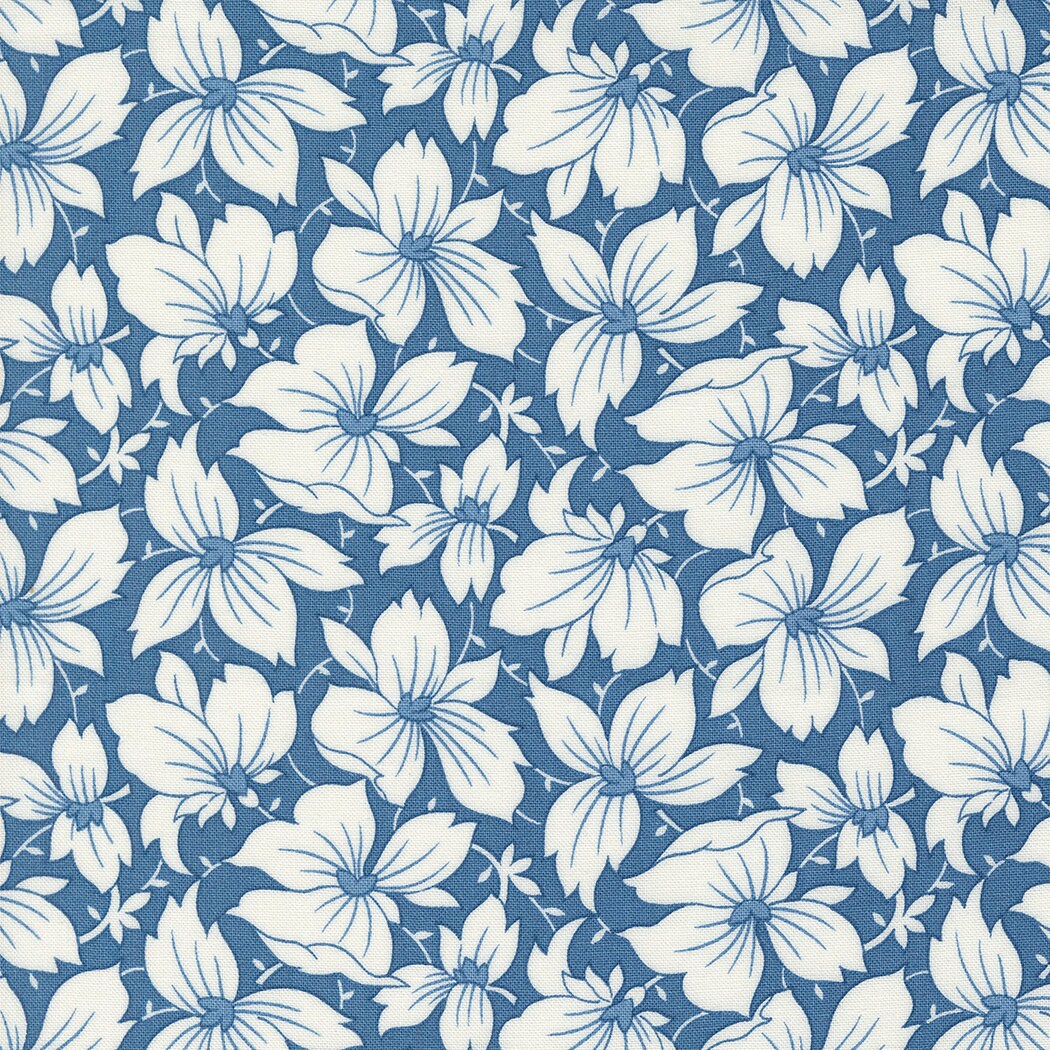 Denim Daisies Fat Quarter Bundle 34 Skus by Fig Tree Co for Moda Fabrics - 35380AB