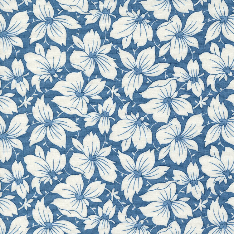 Denim Daisies Fat Quarter Bundle 34 Skus by Fig Tree Co for Moda Fabrics - 35380AB