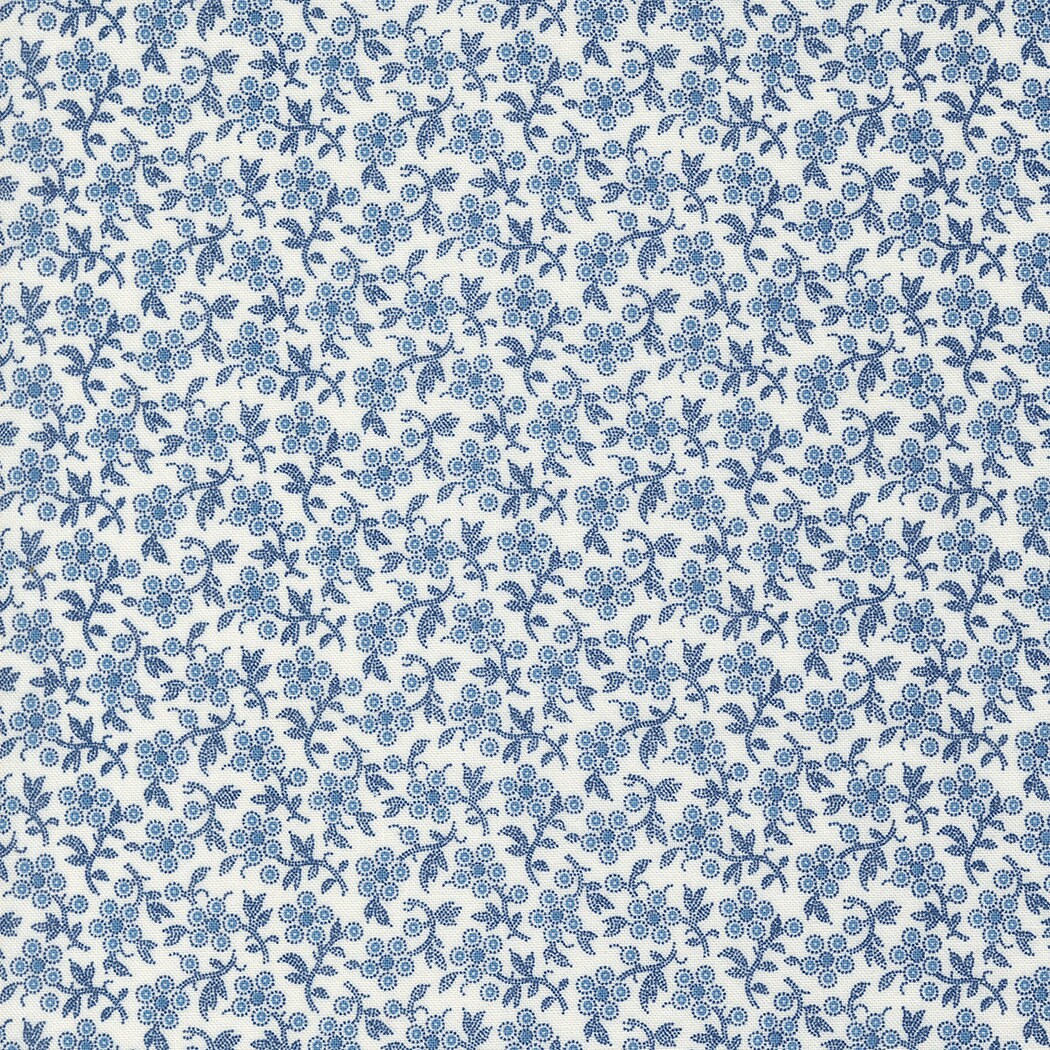 Denim Daisies Fat Quarter Bundle 34 Skus by Fig Tree Co for Moda Fabrics - 35380AB