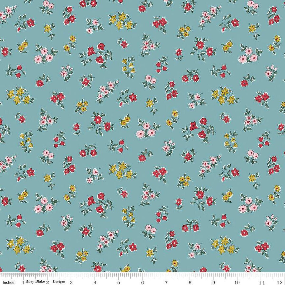 Heirloom Collection 4 Posy Sprig C by Liberty Fabrics - 016668112C