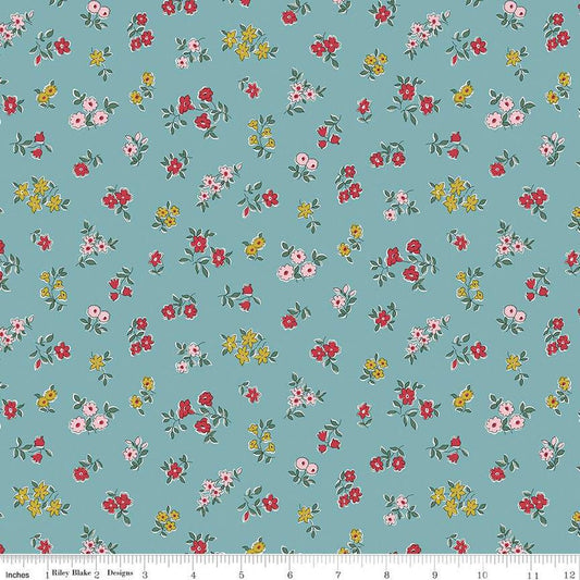 Heirloom Collection 4 Posy Sprig C by Liberty Fabrics - 016668112C