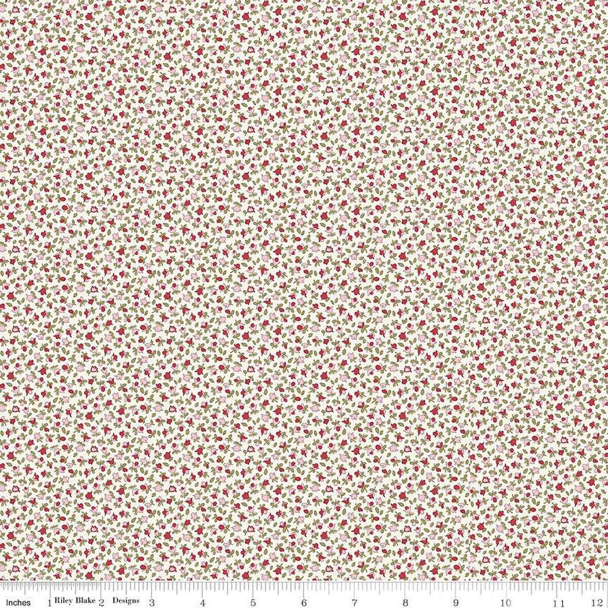 Heirloom Collection 4 Little Buds C by Liberty Fabrics - 016668113C