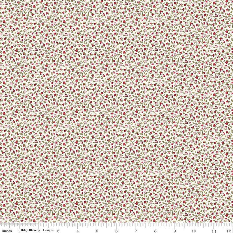 Heirloom Collection 4 Little Buds C by Liberty Fabrics - 016668113C