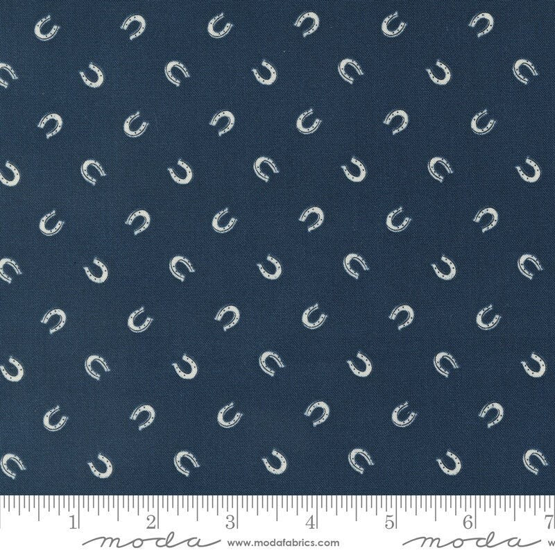 Saddle Ranch Lucky Novelty Horseshoe Night Sky by Moda Fabrics - 33797 19