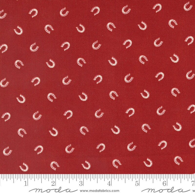 Saddle Ranch Lucky Novelty Horseshoe Barn by Moda Fabrics - 33797 20