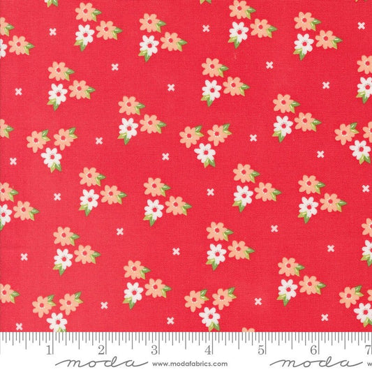 Laguna Sunrise Morning Glory Florals Geranium by Sherri & Chelsi for Moda Fabrics - 37682 16