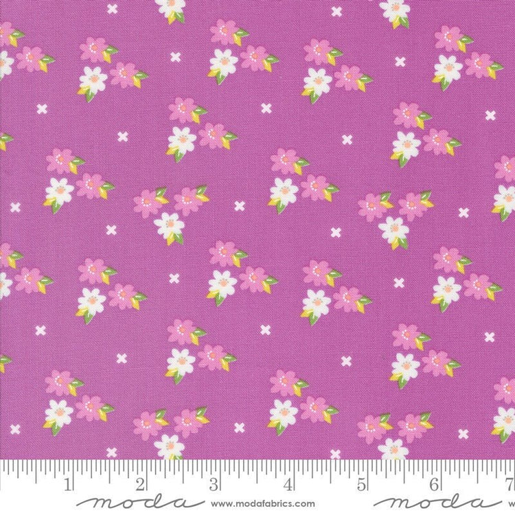 Laguna Sunrise Morning Glory Florals Violet by Sherri & Chelsi for Moda Fabrics - 37682 17