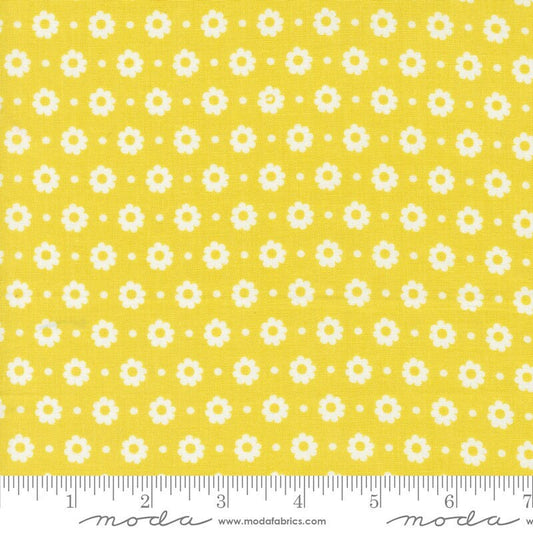 Laguna Sunrise Petal Florals Dot Citrine by Sherri & Chelsi for Moda Fabrics - 37683 20