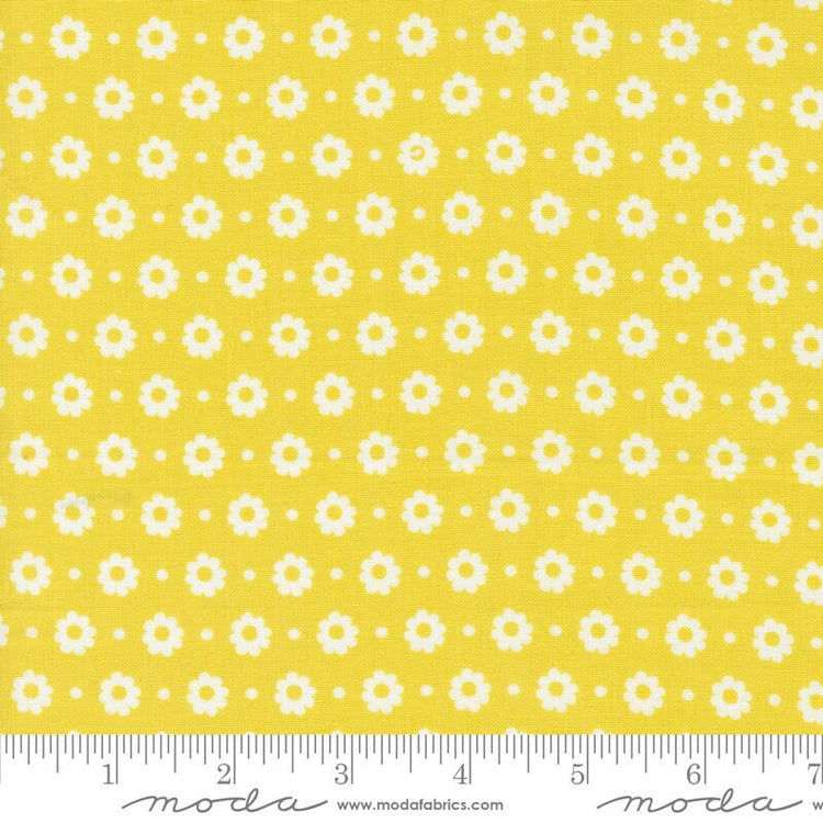 Laguna Sunrise Petal Florals Dot Citrine by Sherri & Chelsi for Moda Fabrics - 37683 20