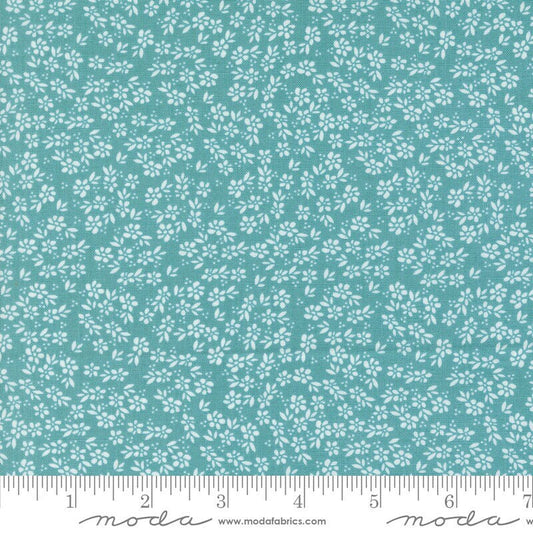 Laguna Sunrise Harbor Florals Teal by Sherri & Chelsi for Moda Fabrics - 37685 18