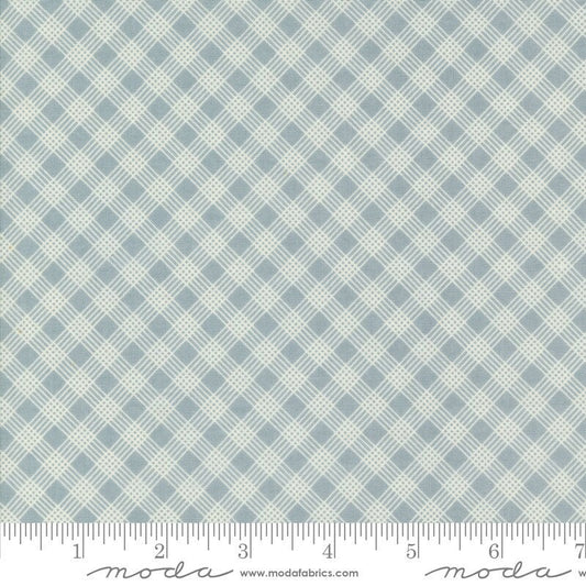 Snowman Gatherings IV Plaid Frozen Snow by Primitive Gatherings for Moda Fabrics - 49254 13