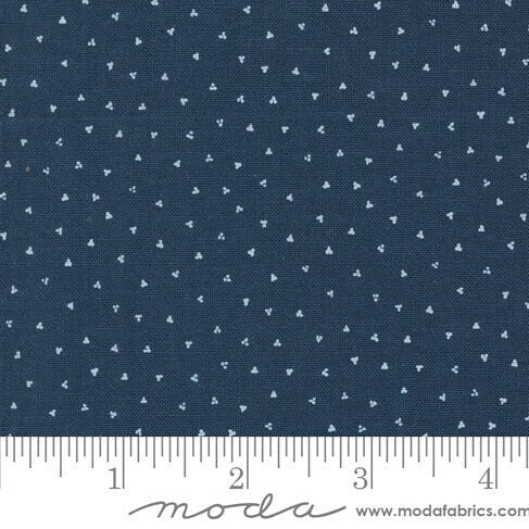 Snowman Gatherings IV Snow Dust Blenders Night Sky by Primitive Gatherings for Moda Fabrics - 49257 14