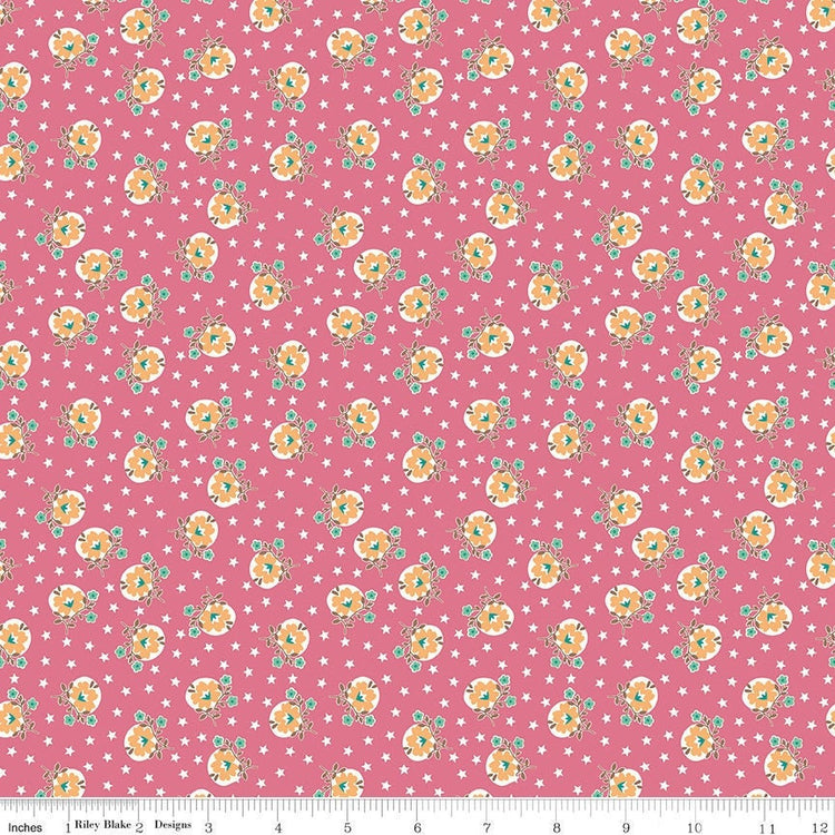 Home Town Lewis Tea Rose by Lori Holt for Riley Blake Designs - C13585-TEAROSE