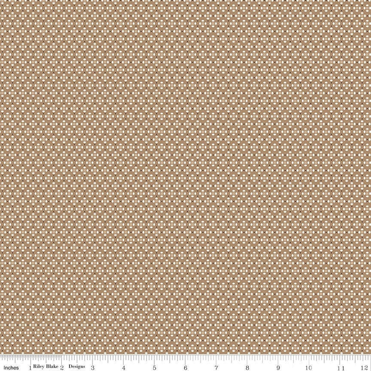 Home Town Dansie Brown Sugar by Lori Holt for Riley Blake Designs - C13595-BROWNSUGAR