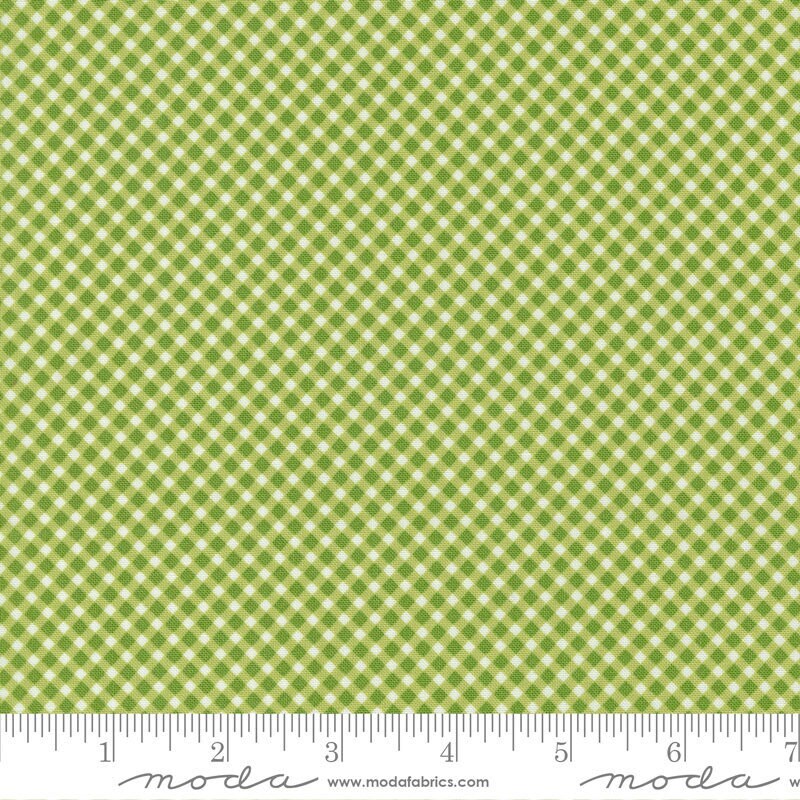 Strawberry Lemonade Gingham Checks and Plaids Lime by Sherri & Chelsi for Moda Fabrics - 37676 19