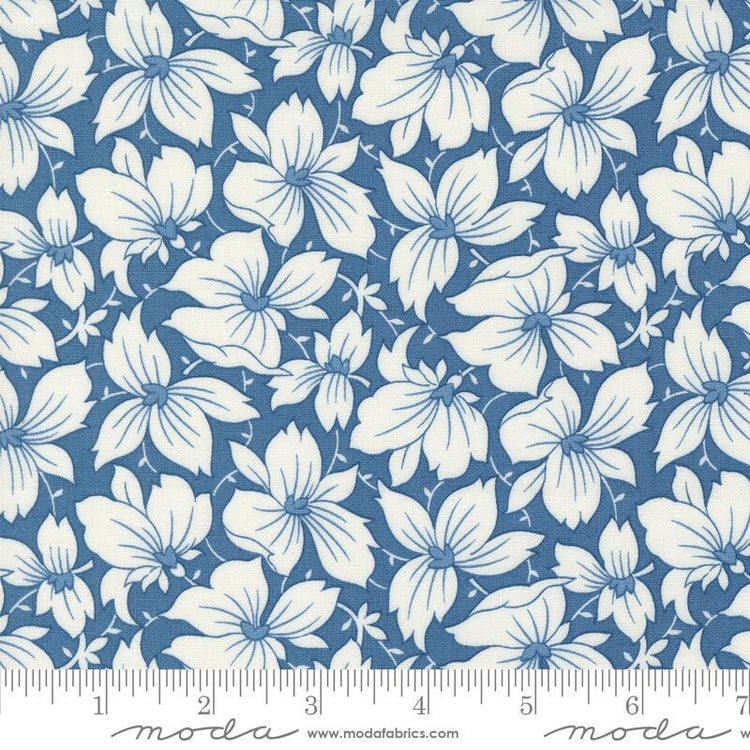 Denim Daisies Sunday Best Florals Denim by Fig Tree Co for Moda Fabrics - 35381 17