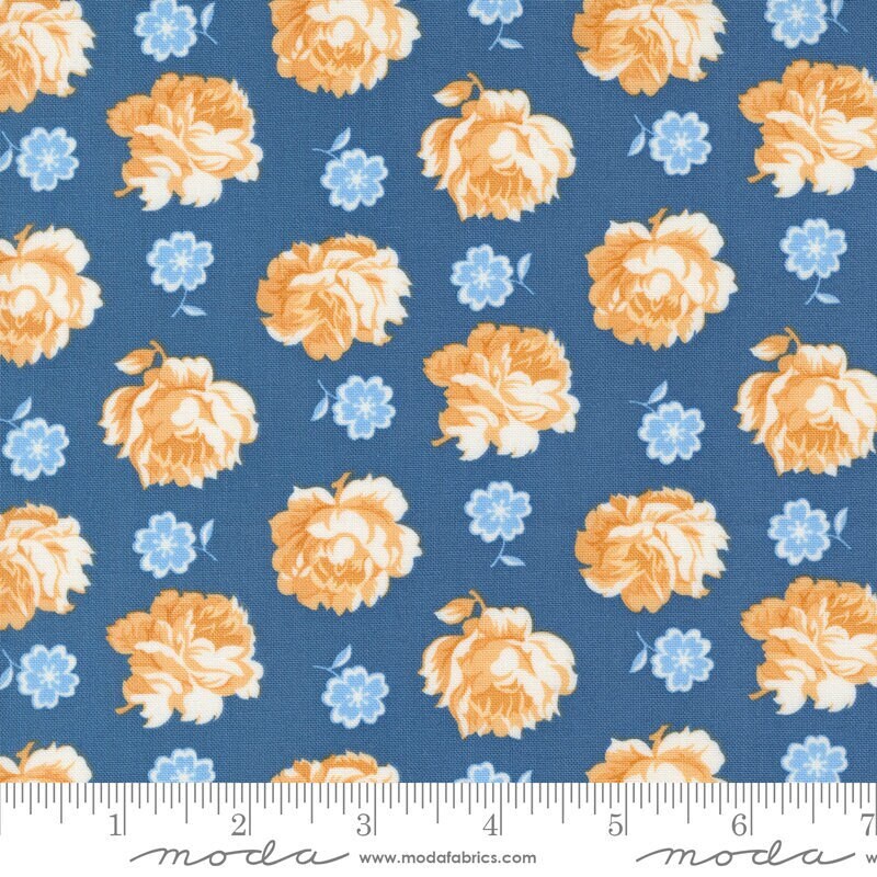 Denim Daisies Skirt Florals Denim by Fig Tree Co for Moda Fabrics - 35382 17