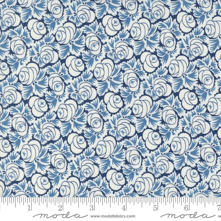 Denim Daisies Oklahoma Rose Florals Midnight Jeans by Fig Tree Co for Moda Fabrics - 35384 18