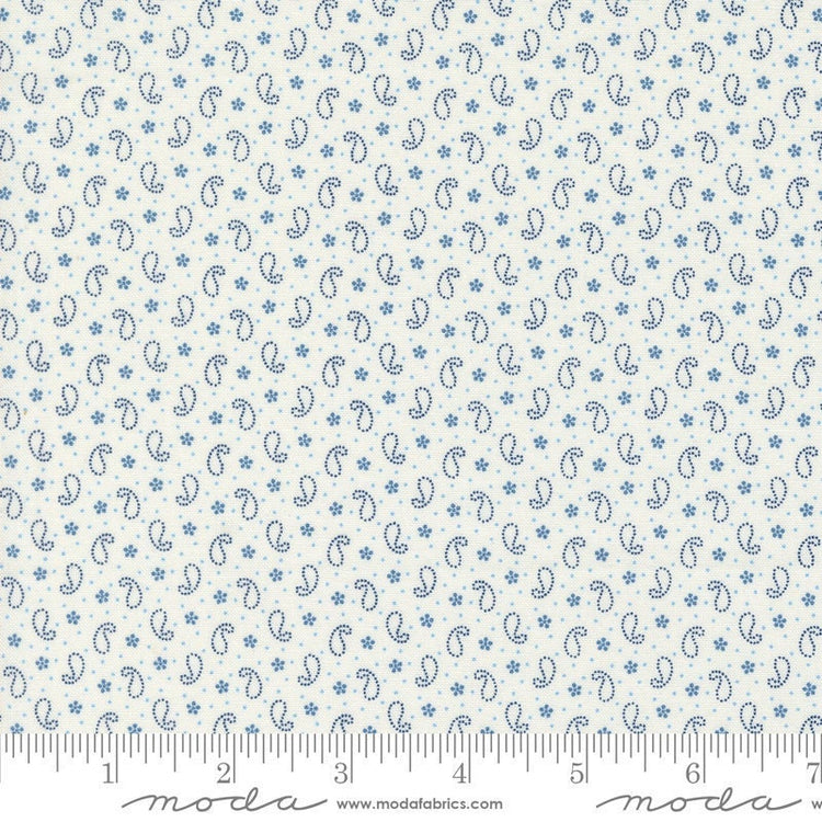 Denim Daisies Petite Paisleys Blenders Daisy Denim by Fig Tree Co for Moda Fabrics - 35387 11