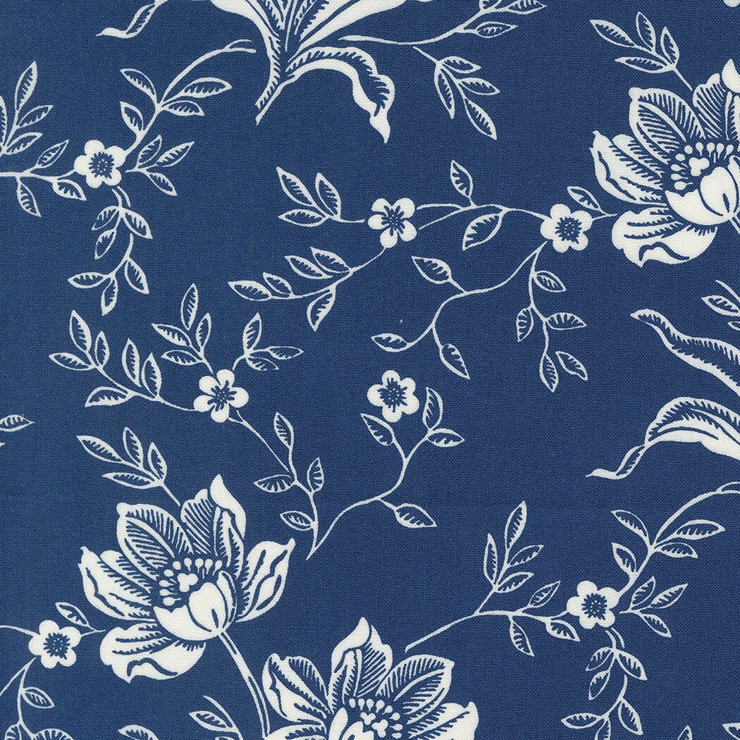 Denim Daisies Fat Quarter Bundle 34 Skus by Fig Tree Co for Moda Fabrics - 35380AB