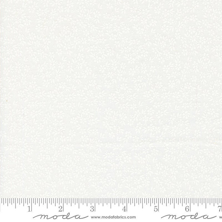 Laguna Sunrise Harbor Florals Off White White by Sherri & Chelsi for Moda Fabrics - 37685 31