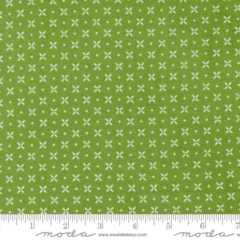 Laguna Sunrise Orange Peel Blenders Dot Fresh Grass by Sherri & Chelsi for Moda Fabrics - 37686 21