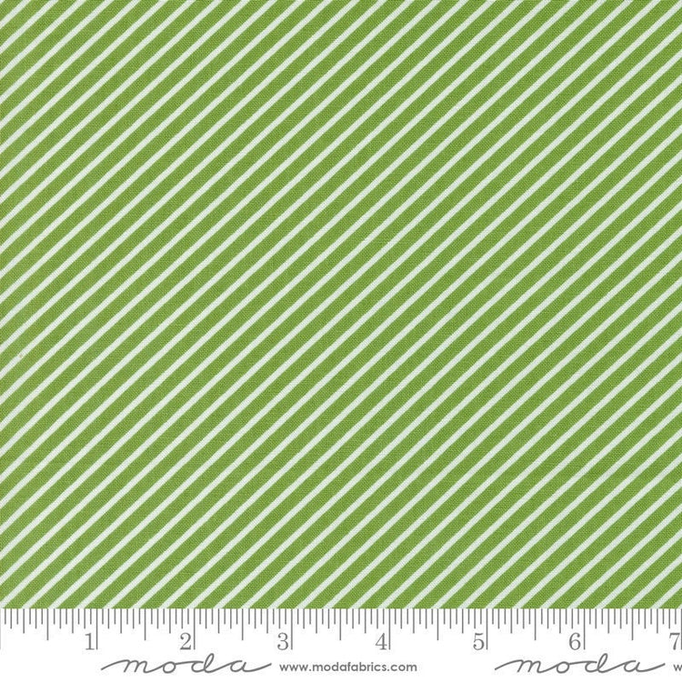 Laguna Sunrise Stripes Fresh Grass by Sherri & Chelsi for Moda Fabrics - 37687 21