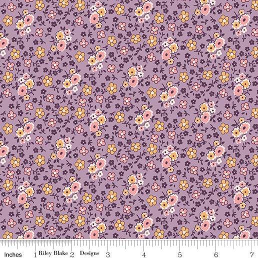 Autumn Bouquet Plum by Lori Holt for Riley Blake Designs - C14656-PLUM